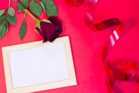 Red St.Valentine's background Stock Photos