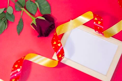 Red St.Valentine's background Stock Photos