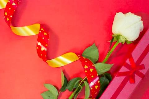 Red St.Valentine's background Stock Photos