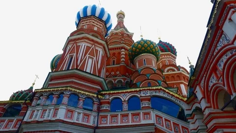 Red Suare Moscow close up Stock Footage 82186987