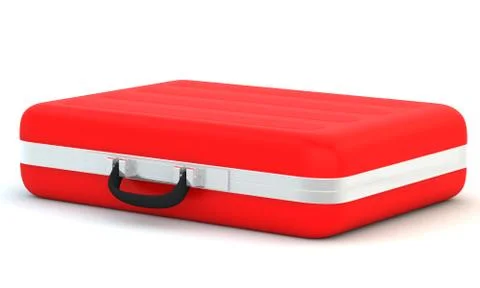 Red suitcase イラスト素材