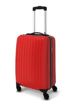 Red suitcase Stock Illustration