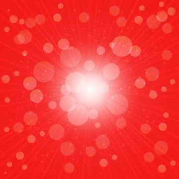 Red Summer Background. Vector Illustration Ilustração Stock