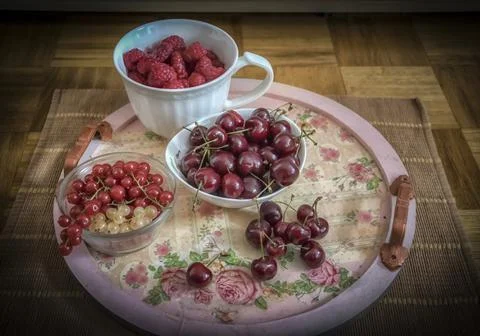 Red Summer Fruit Stock Photos