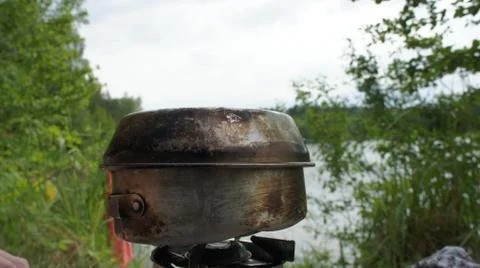 Red Sun with Cloud 스톡 사진