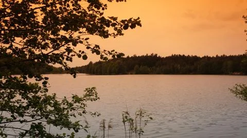 Red Sun with Cloud Stock Photos