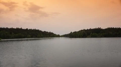 Red Sun with Cloud Stock-Fotos