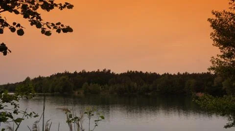 Red Sun with Cloud Stock Photos