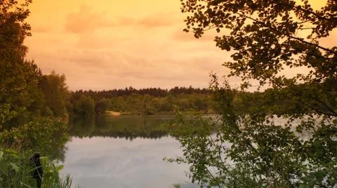 Red Sun with Cloud Fotos de archivo