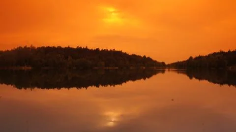 Red Sun with Cloud Fotos de archivo