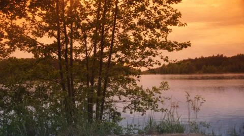 Red Sun with Cloud Stock Photos