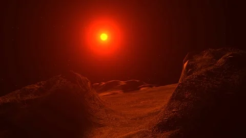 Red Sun - Dead World 스톡 동영상 166975650