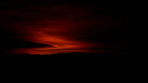 Red sun Stock Footage 12571579