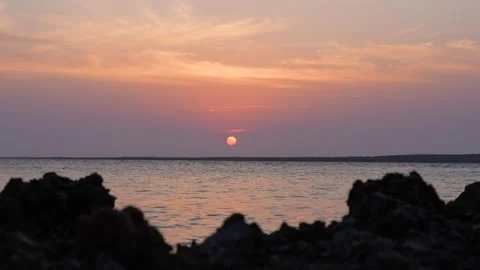 Red Sun Stock Footage 305957306