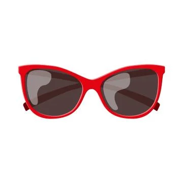 Red sun glasses Stock-Illustration