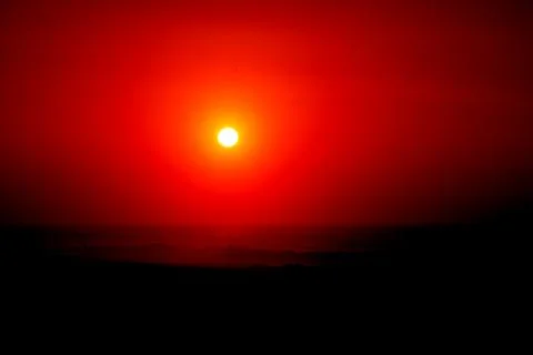 Red Sun Stock Photos