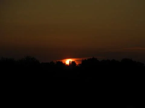 Red sun Stock Photos