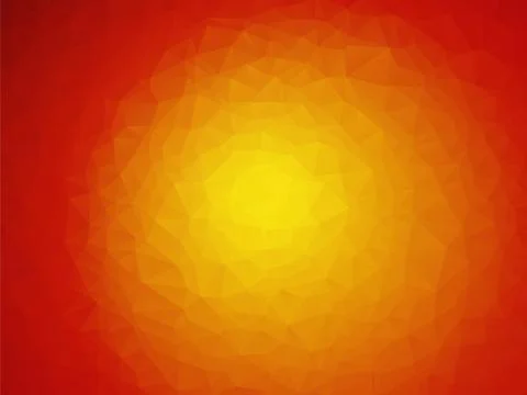 Red sun yellow orange background Stock Illustration