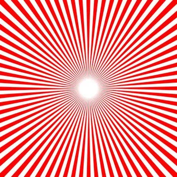 Red sunburst for the background Stock Illustration