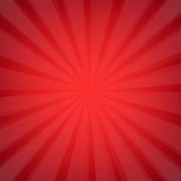 Red Sunburst Stock Illustration