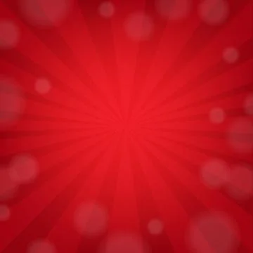 Red Sunburst Poster Stock Illustration