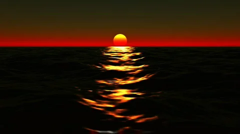 Red Sundown 스톡 동영상 104631