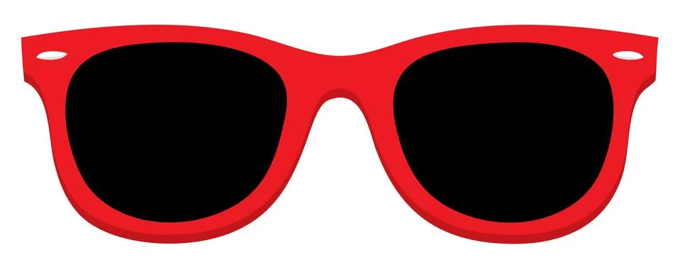 Red Sunglass Stock Illustration