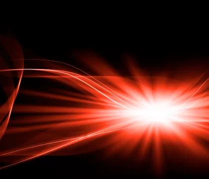 Red sunny background Stock Illustration