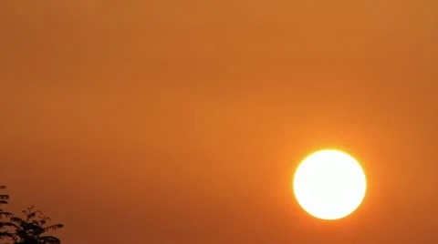 Red sunrise 2 Stock Footage 11162007