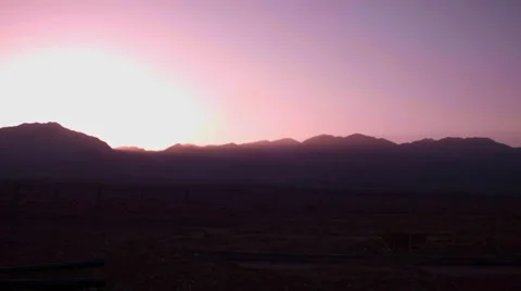 Red sunrise Video stock 58235326