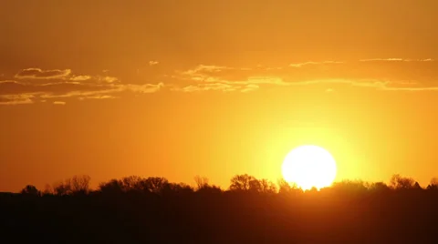 Red Sunrise Time Lapse Video stock 23776626