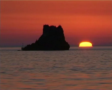 Red sunset C001 動画素材 99315