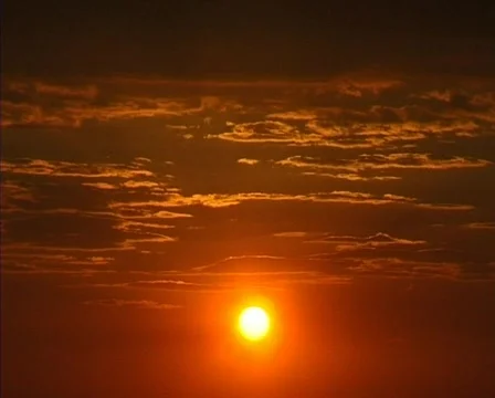 Red sunset with clouds 스톡 동영상 270506