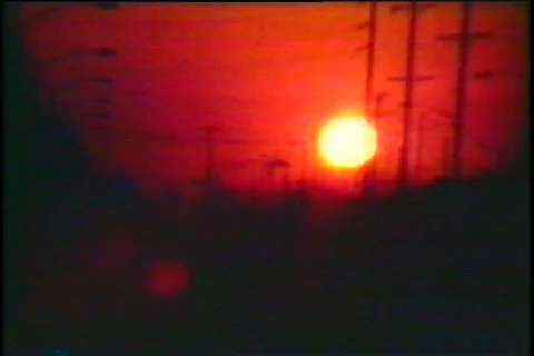 Red Sunset Vídeo Stock 329354