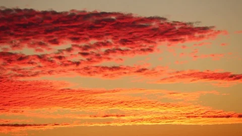 Red Sunset Video stock 90976905