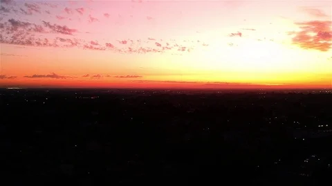 Red Sunset Video stock 119145373