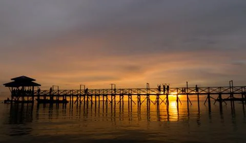 Red sunset Stock Photos