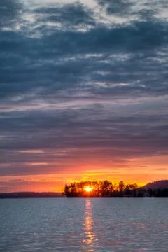 Red sunset Stock Photos