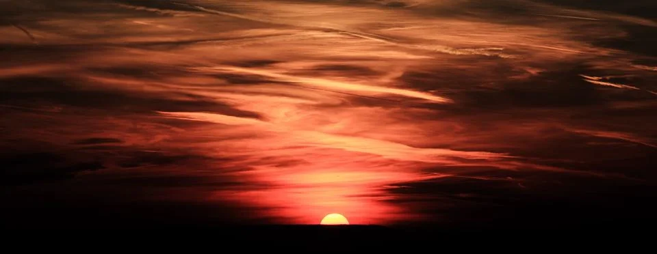 Red sunset Stock Photos