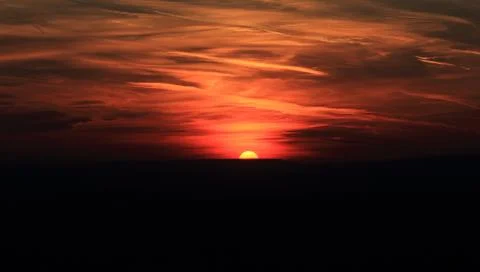 Red sunset Stock Photos