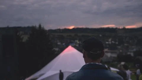 Red sunset Stock Photos