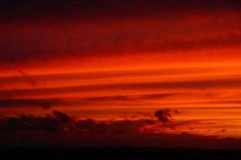 Red Sunset Stock Photos