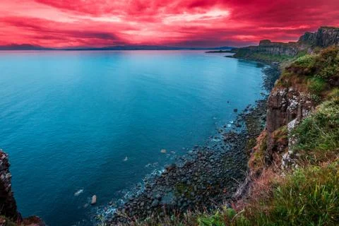 Red Sunset Stock Photos