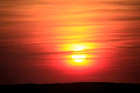 A red sunset Stock Photos