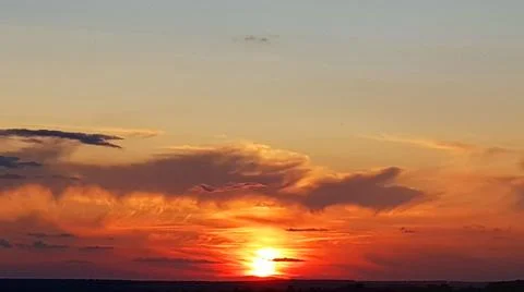 Red Sunset Stock Photos