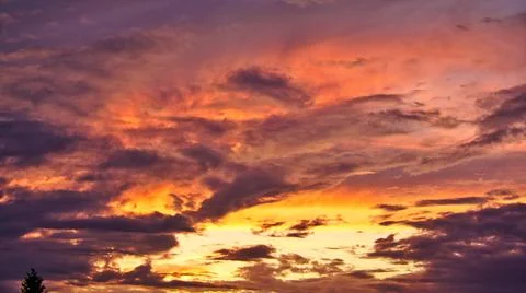 Red sunset Stock Photos