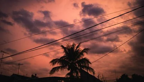 Red Sunset Stock Photos
