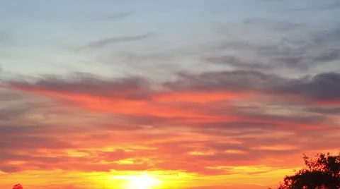 Red Sunset time lapse No.1 Vidéo 45407412