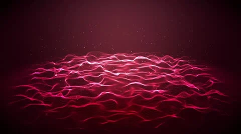 Red surface disturbed Stock Footage 11431449