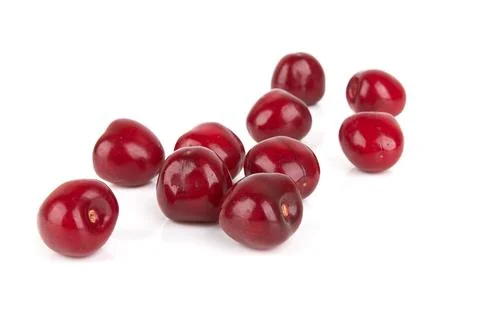 Red sweet cherry Stock Photos